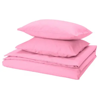 IKEA PILTANDVINGE Husa pilota+2 fete perna, roz, 200x200/50x60 cm