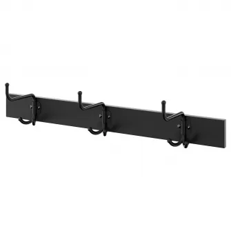 IKEA PINNIG Cuier 3 agatatori, negru