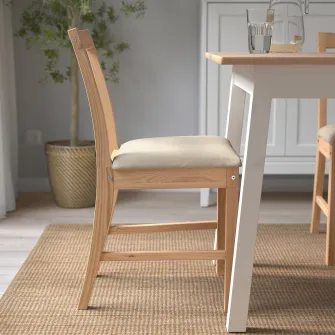IKEA PINNTORP Scaun, maro deschis vopsit/Katorp natur