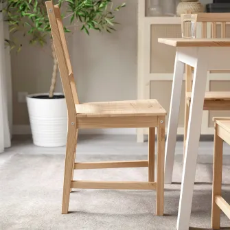 IKEA PINNTORP Scaun, maro deschis vopsit