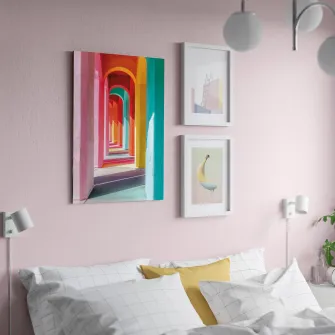 IKEA PJÄTTERYD Tablou, culoar prismatic, 50x70 cm
