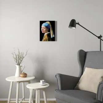 IKEA PJÄTTERYD Tablou, fata cu cercel de perla, 2, 30x40 cm
