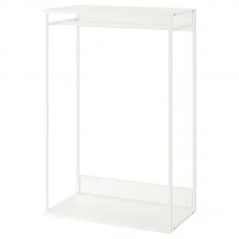 IKEA PLATSA Cuier de haine suspendat, alb, 80x40x120 cm