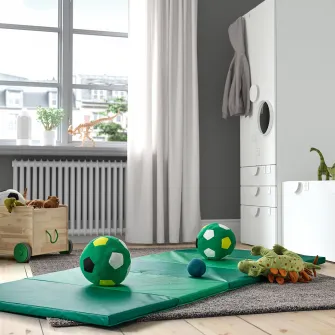 IKEA PLUFSIG Saltea plianta gimnastica, verde, 78x185 cm