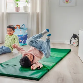 IKEA PLUFSIG Saltea plianta gimnastica, verde, 78x185 cm