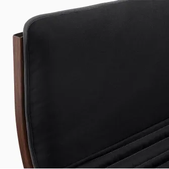 IKEA POÄNG Fotoliu, maro/Knisa negru