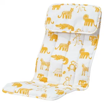 IKEA POÄNG Perna fotoliu copii, Skogbo animale