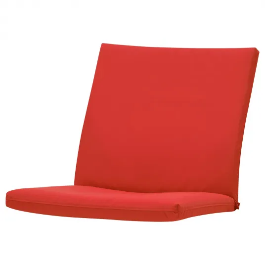 IKEA POÄNG Perna scaun cu spatar jos, Vissle rosu