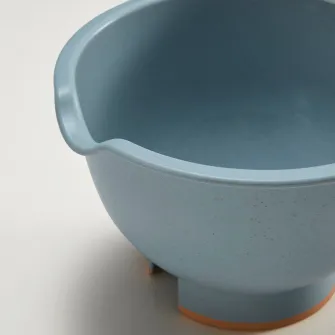 IKEA PONNYFISK Bol mixer, gri deschis-bleu, 1 l