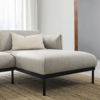 IKEA ÄPPLARYD Sectiune sezlong, Lejde gri
