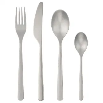 IKEA PRAKTBOTIA Set tacamuri, 16 piese, inox