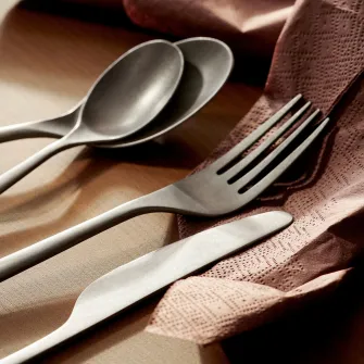 IKEA PRAKTBOTIA Set tacamuri, 16 piese, inox