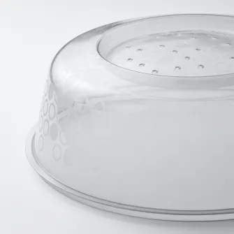 IKEA PRICKIG Capac cuptor microunde, gri, 26 cm