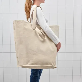 IKEA PURRPINGLA Cos rufe, bej, 100 l