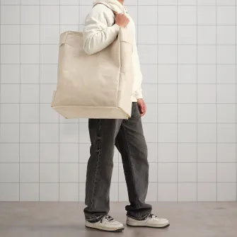 IKEA PURRPINGLA Cos rufe, bej, 42 l