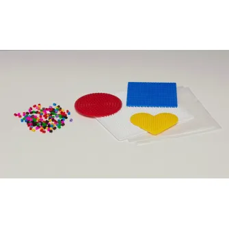 IKEA PYSSLA Forma margele, 4buc, diverse culori