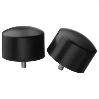 IKEA RAFFIG Capete, 1 pereche, negru