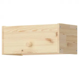 IKEA RAGGBERG Cuier cu polita, pin, 40x21x17 cm