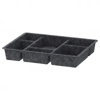 IKEA RAGGISAR Tava, gri inchis, 40x30 cm