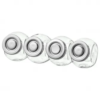 IKEA RAJTAN Borcan mirodenii, sticla/aluminiu, 15 cl