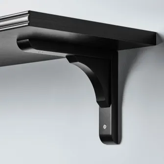 IKEA RAMSHULT Consola, negru, 18x22 cm