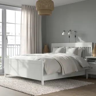 IKEA RANARP Aplica/spot clema, alb murdar