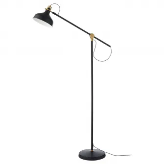 IKEA RANARP Lampa citit/lampadar, negru