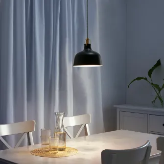 IKEA RANARP Lustra, negru, 23 cm