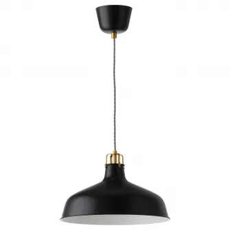 IKEA RANARP Lustra, negru, 38 cm