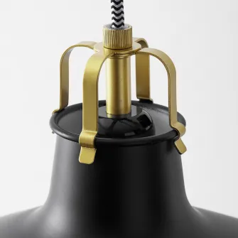 IKEA RANARP Lustra, negru, 38 cm