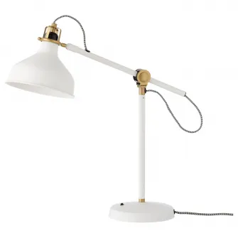 IKEA RANARP Veioza birou, alb murdar