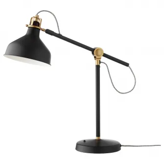 IKEA RANARP Veioza birou, negru