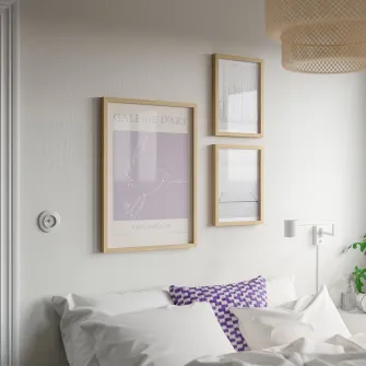 IKEA RÖDALM Rama cu afis, Paix Lineaire, 50x70 cm