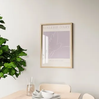 IKEA RÖDALM Rama cu afis, Paix Lineaire, 50x70 cm
