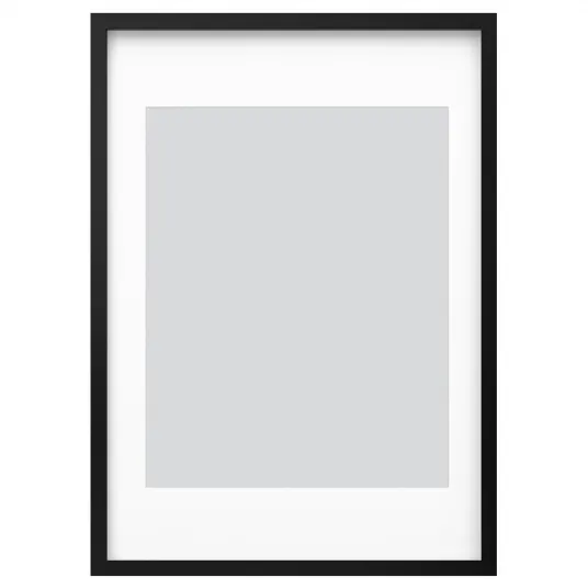 IKEA RÖDALM Rama, negru, 50x70 cm