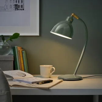 IKEA RÖDFLIK Veioza birou, gri-verde