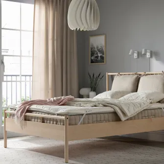 IKEA RÅDHUSVIN Protectie saltea, lana, 140x200 cm