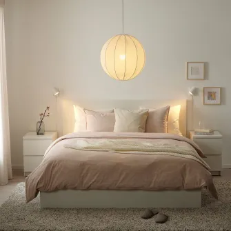 IKEA REGNSKUR / SUNNEBY Lustra, alb, 50 cm