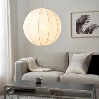 IKEA REGNSKUR / SUNNEBY Lustra, alb, 50 cm
