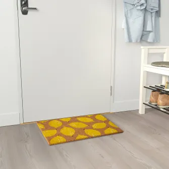 IKEA RENKAVLE Covor de intrare, lamaie, 40x60 cm