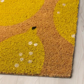 IKEA RENKAVLE Covor de intrare, lamaie, 40x60 cm