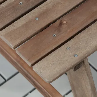 IKEA RESÖ Masa picnic pentru copii, maro deschis vopsit