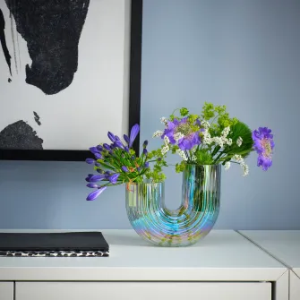IKEA RÄFFELBJÖRK Vaza, sidefiu, 12 cm