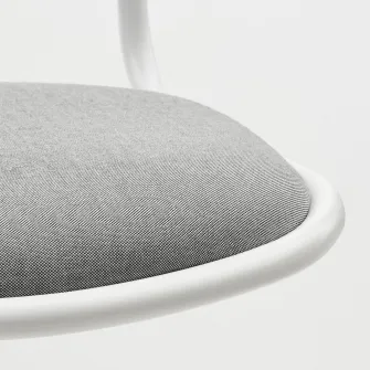 IKEA ÖRFJÄLL Scaun birou copii, alb/Vissle gri