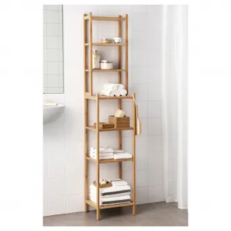 IKEA RÅGRUND Etajera, bambus, 33 cm