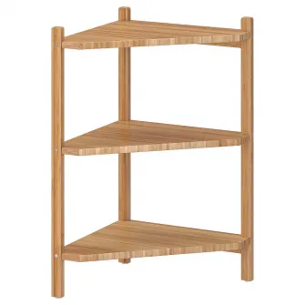 IKEA RÅGRUND Lavoar/polita colt, bambus, 34x60 cm