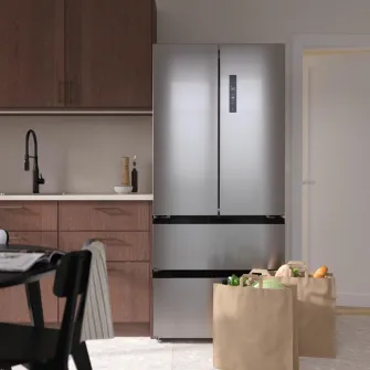 IKEA RIBBENÅS Frigider/congelator cu usi duble, IKEA 700 independent/inox, 347/169 l