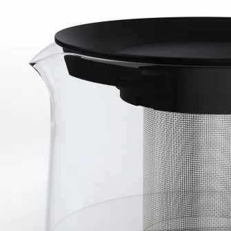 IKEA RIKLIG Ceainic, sticla, 0.6 l