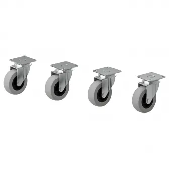 IKEA RILL Rotila, gri, 50 mm