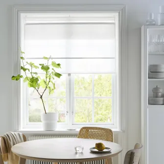 IKEA RINGBLOMMA Storuri romane, alb, 100x160 cm